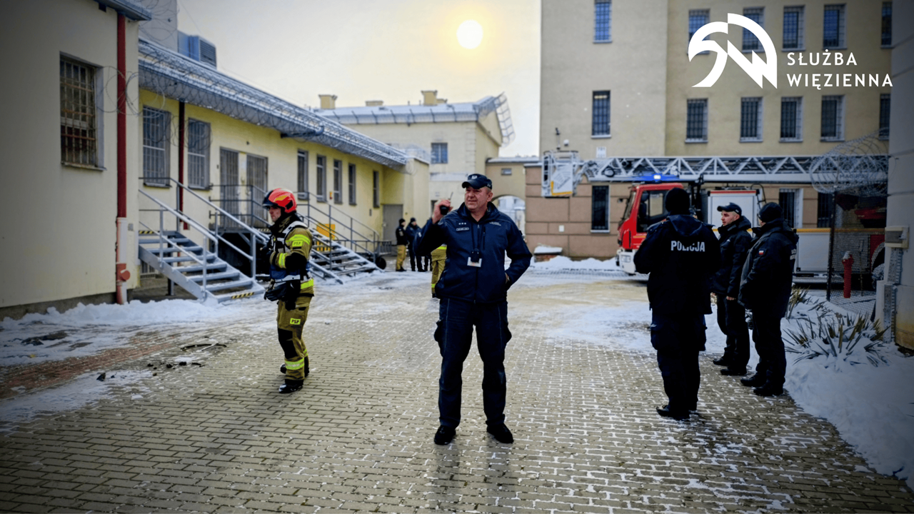 Ćwiczenia w Zakładzie Karnym w Siedlcach
