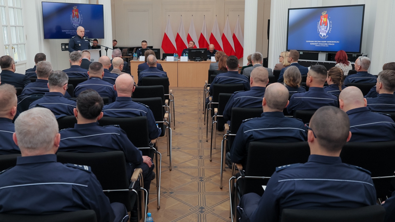 O efektach pracy stołecznej policji