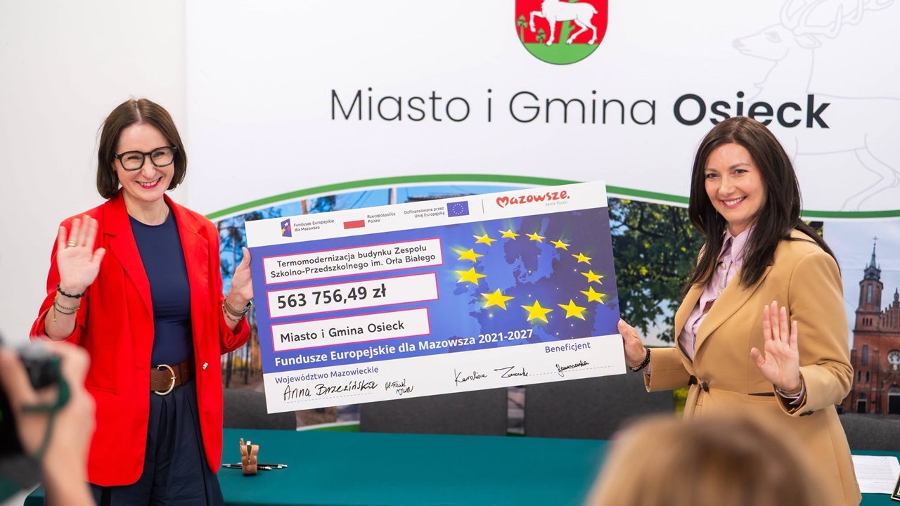 Ponad 500 tys. zł z UE dla gminy Osieck